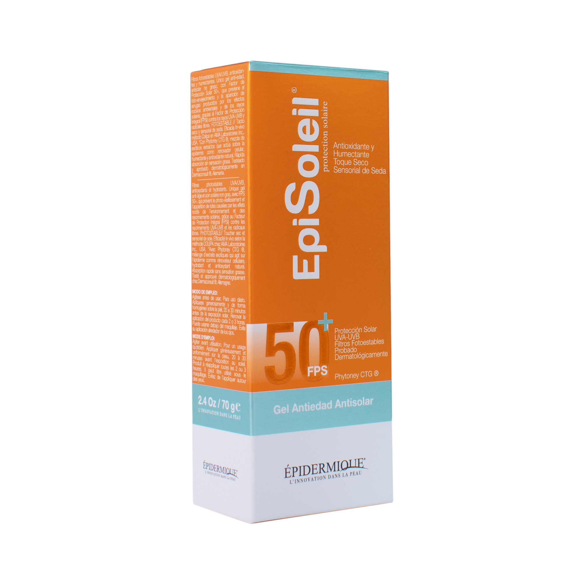 Episoleil Gel Antiedad Antisolar FPS 50+, 70 grs - Image 2